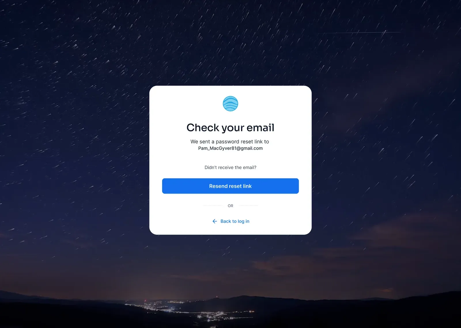Reset or change your password screenshot
