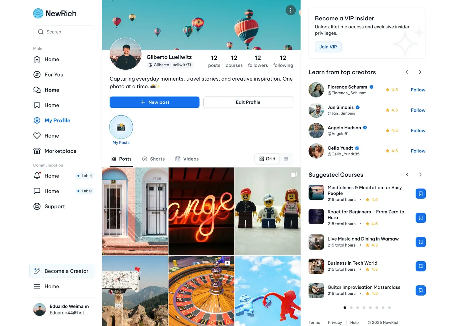 Become a creator screenshot