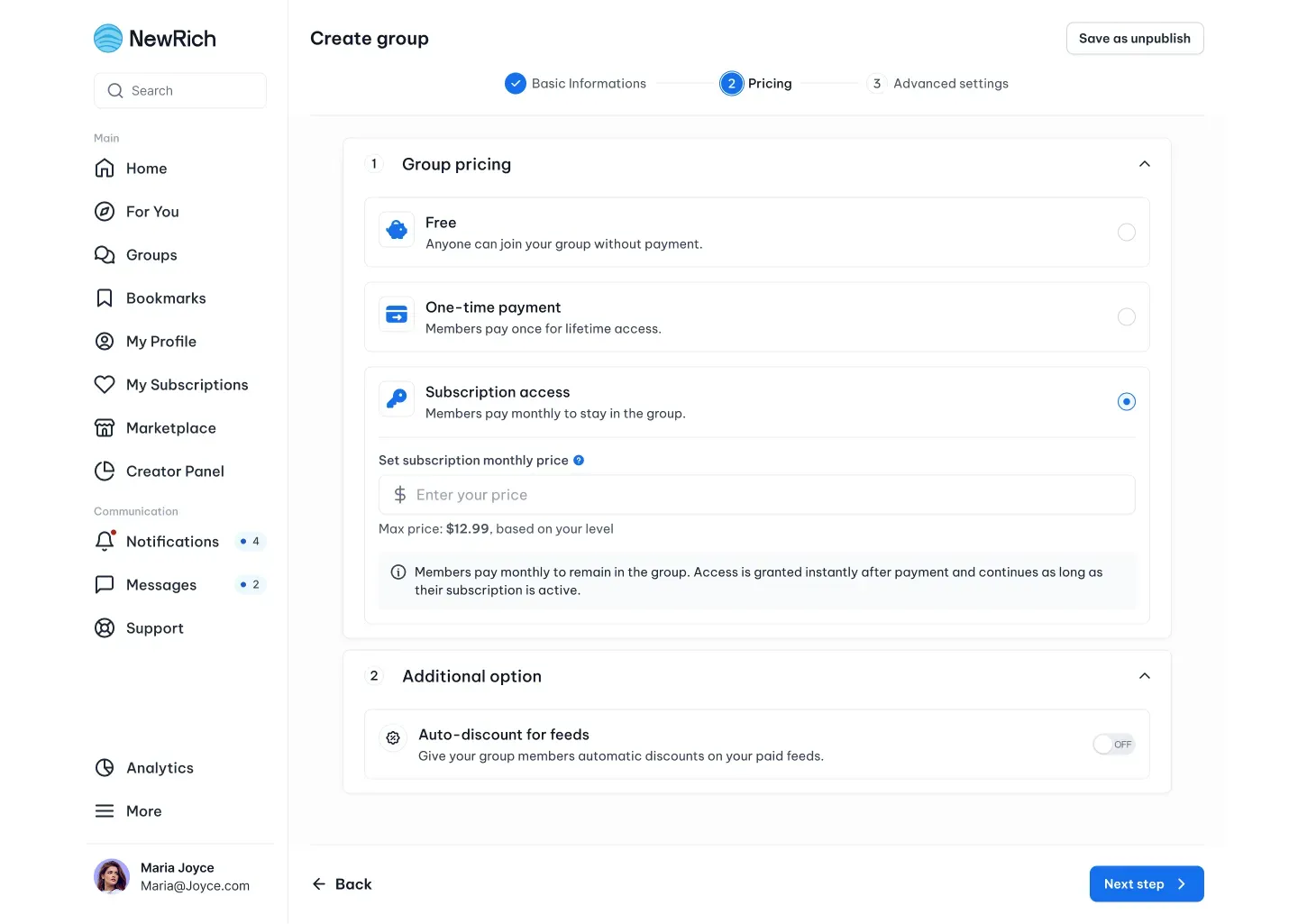 Create a group screenshot