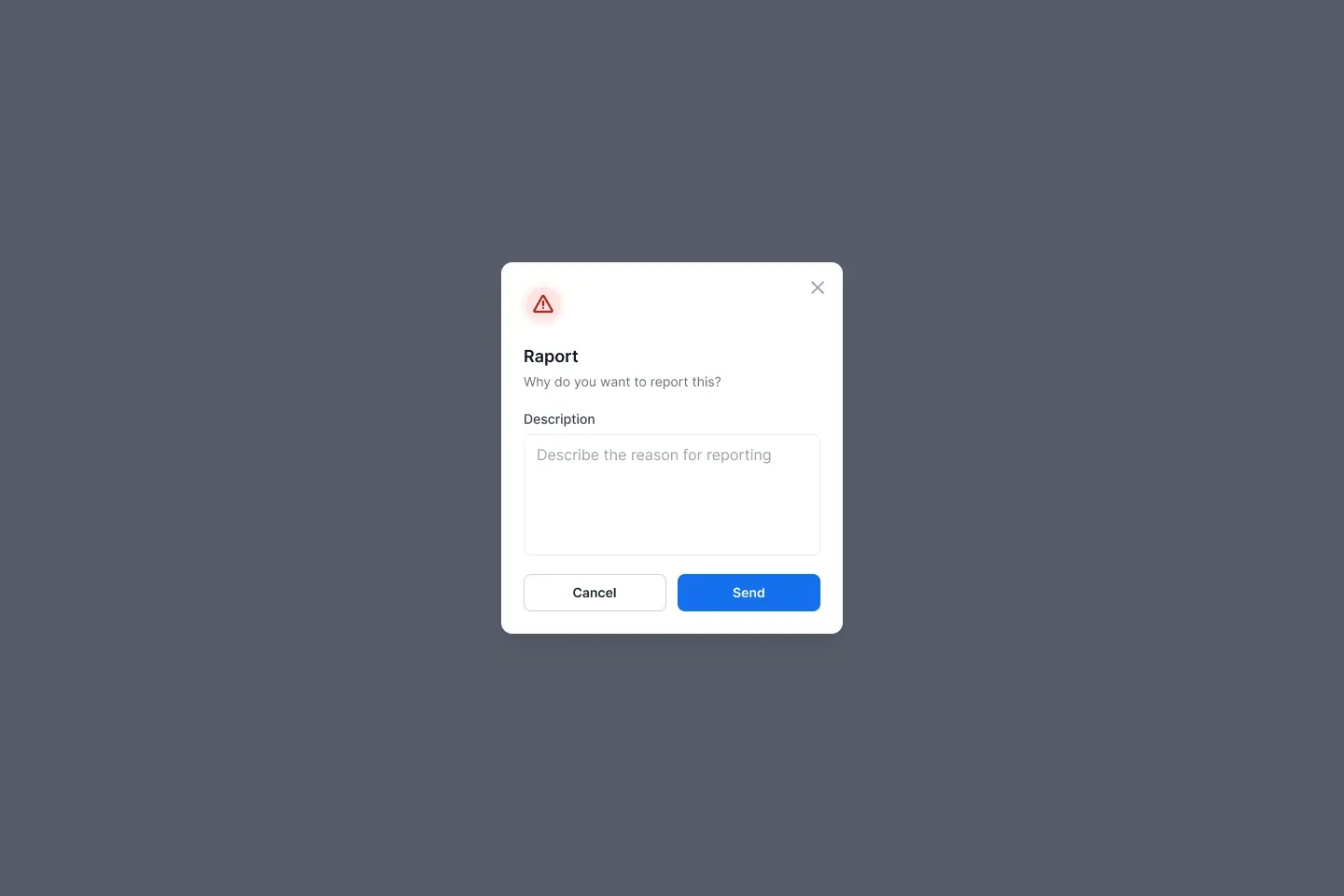 Report content or users screenshot