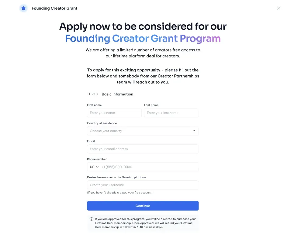 VIP membership screenshot